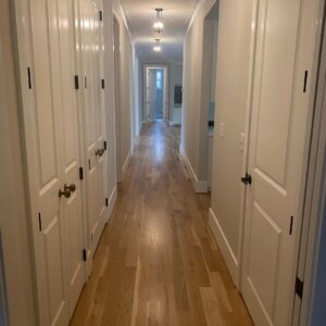 hardwood floor installation hallway