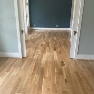 wood flooring installation bedroom
